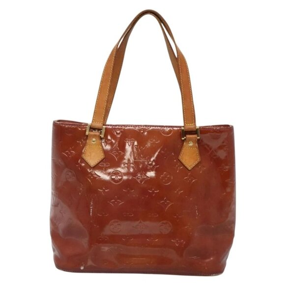 LOUIS VUITTON Monogram Vernis Houston Hand Bag Purple Viole - Picture 8 of 15